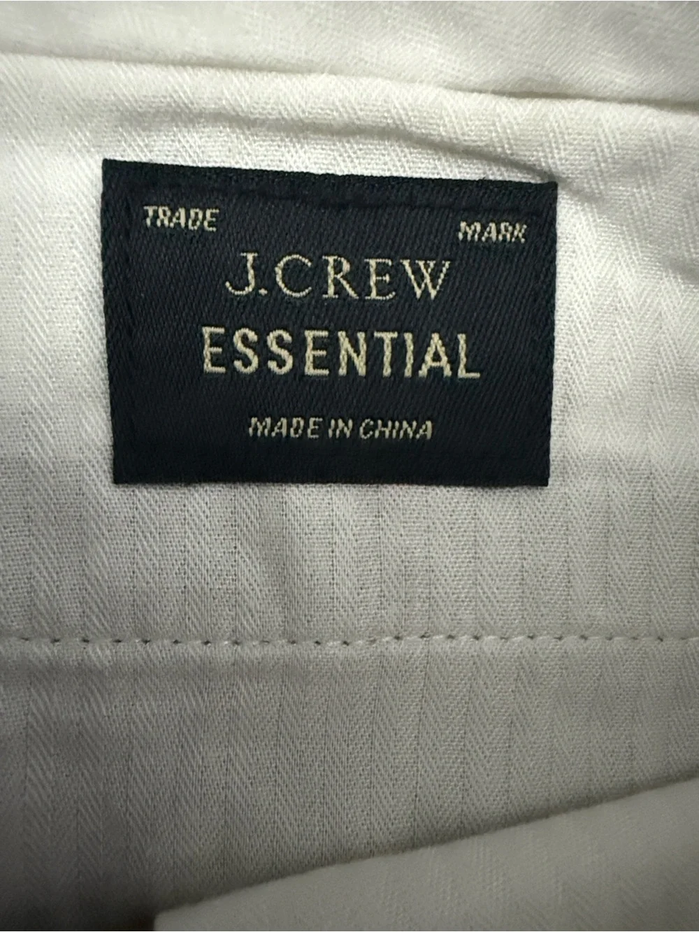 J. Crew Essential Brown Straight-Leg Chinos 100% Cotton